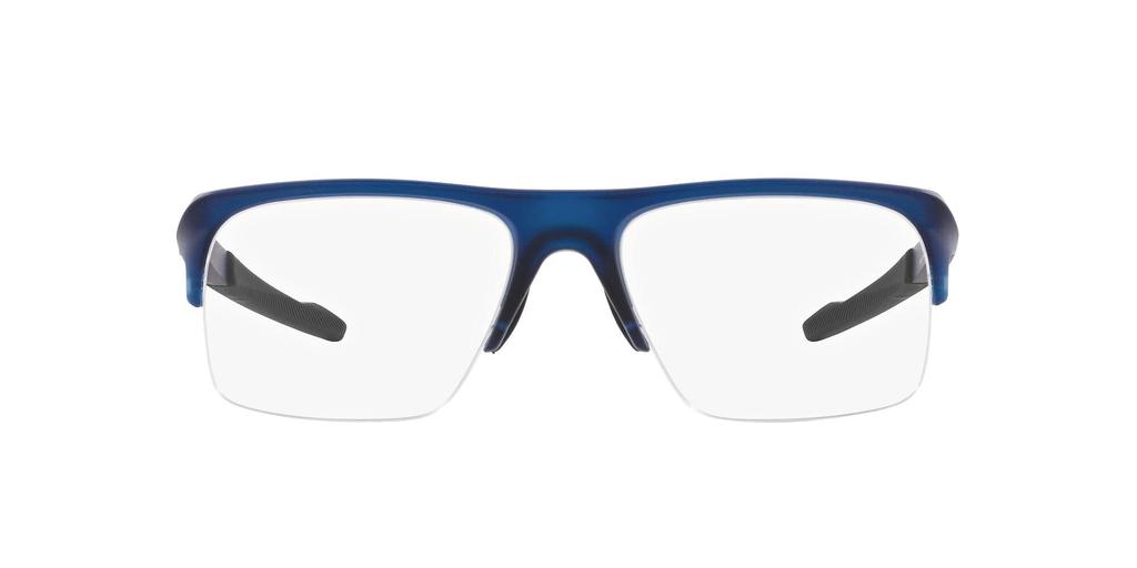 Oakley OX8061 Plazlink Matte Translucent Blue Prescription 56 Lenses Glasses, Frame/Demo Lens,