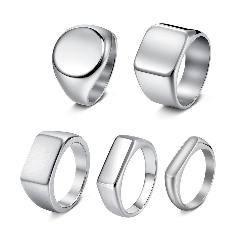 Versatile Fashionable Stainless Steel Men's Ring