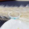 [Mermaid Whispers] Fish Tail Enamel Dripping Oil Zir*****Pening Ring Exquisite Simple Advanced Sense Stacked Ring Woman