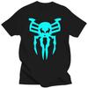 T-Shirt for Men Spider Skull Design T Shirt Harajuku Shirt Hip Hop Streetwear Spider Luminous Tees Short Sleeve Tshirt Plus Size