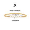 Vlen Miyuki Bracelets Natural Pearl Bracelet for Women 18 K Gold Plated Glass Beads Stretch Pulseras Boho Jewelry Accessories