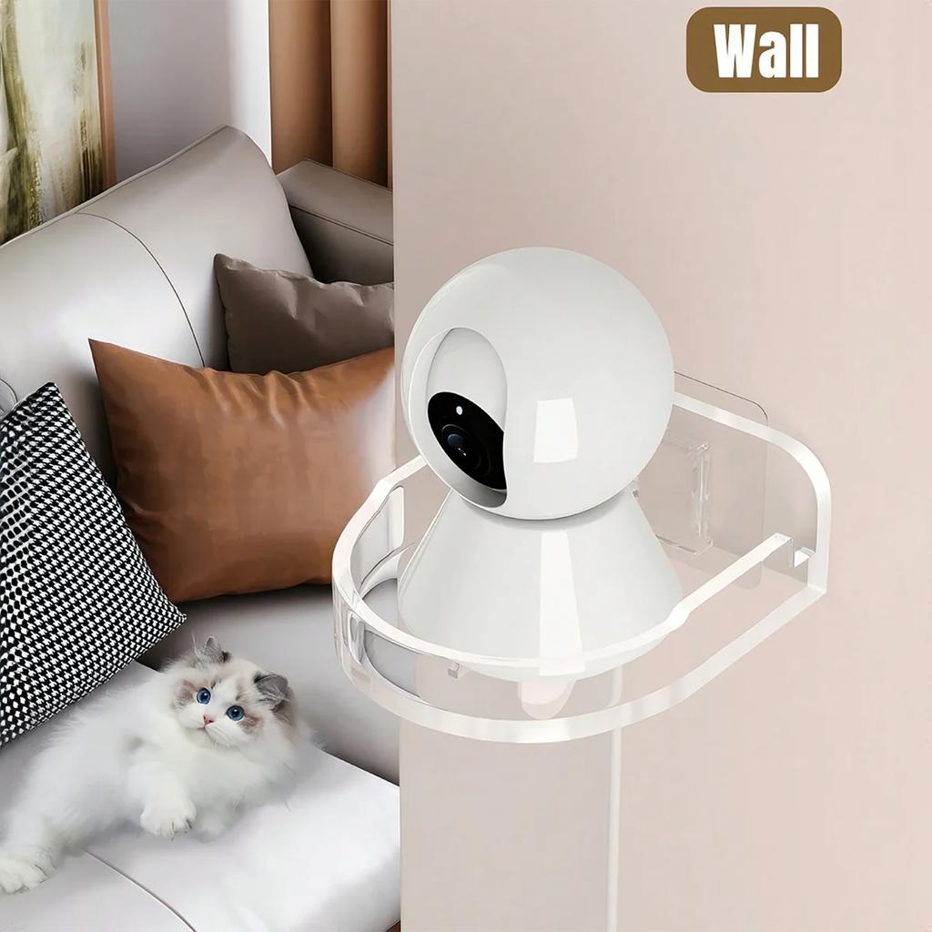 1PC Universal Non-Drilling Wall Mount for CCTV Camera - Durable and Space-Saving Storage Holder