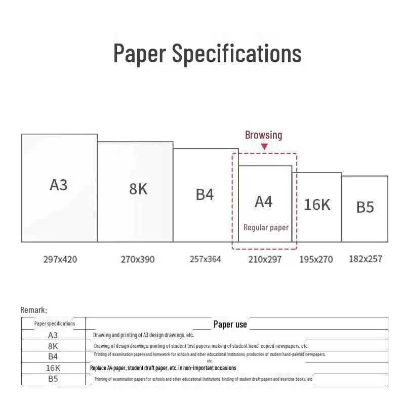 Tuoweixing J 540098 A4 Printing Paper 27 sheets