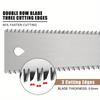 5.5 Inch Mini Pocket Folding Saw  SK5 Blade Wood Saw for Woodworking  11/15 TPI Double Edges Pull Saw  Flush Cut Saw for Wet/Dry Wood