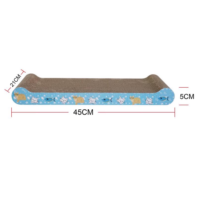 Wutuo Bone-Shaped Corrugated Cardboard Cat Scratcher Bed