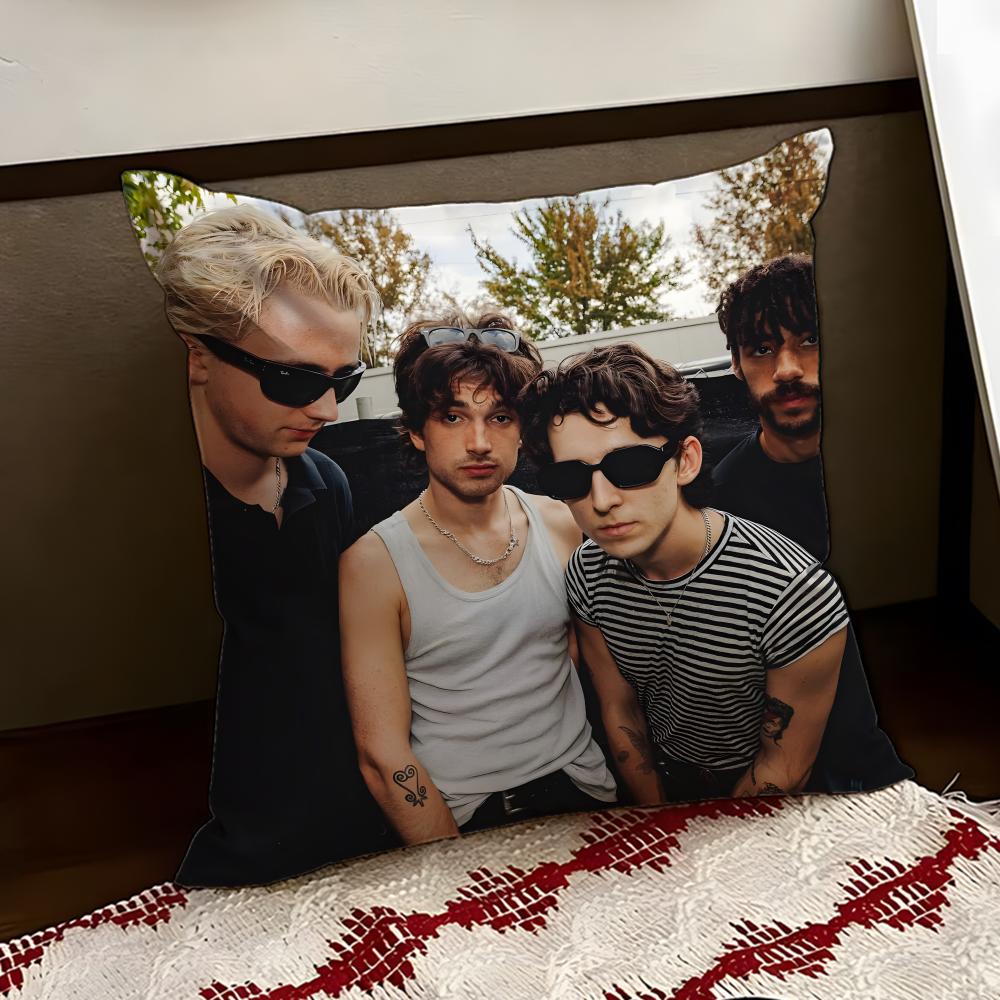 IInhaler Band Cushion Cover Reversible Soft Durable Pillow Cover Home Car MultiScene Use for Daily Comfort