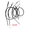 Motorcycle Control Cables Throttle/Brake/Clutch/Speedometer/Choke Cable Wire for Haojue Suzuki Qingqi Jingcheng AX100 A100 HJ100