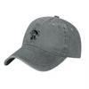 Dragon Embroidered Washed Cotton Baseball Cap Classic Black Adjustable Hat with Chinese Symbol Design for Unisex and Women