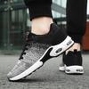 Men Breathable Shock Absorbing Running Shoes Lightweight Cushioned Athletic Sneakers