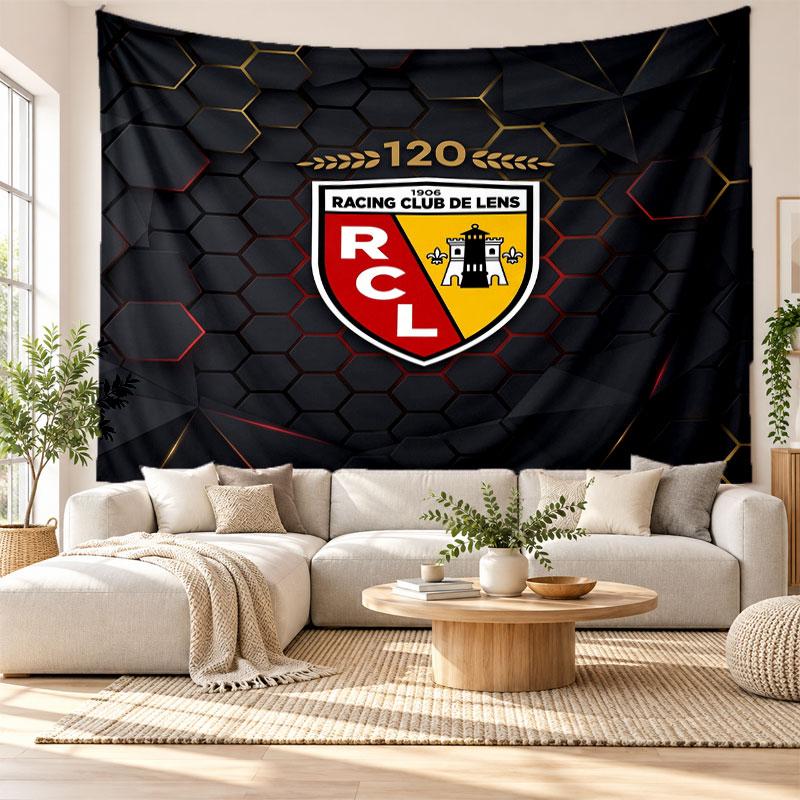 Lens FC Wall Tapestry, Soft Fabric Wall Hanging, Decorative Backdrop For Bedroom Home Wall Art