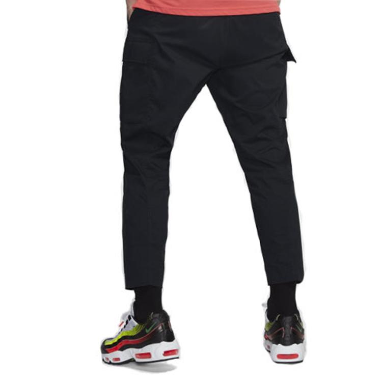Nike Sportswear Men's Cargo Big Pocket Casual Black Long Pants Black BV3128-010