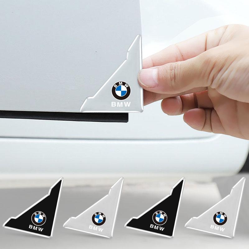 4Pcs Car Door Corner Cover Anti-Scratch Protection Sticker For BMW Performance F25 F26 F15 F16 E90 E91 E92 E60 E84 G22 G32 F13 WS4