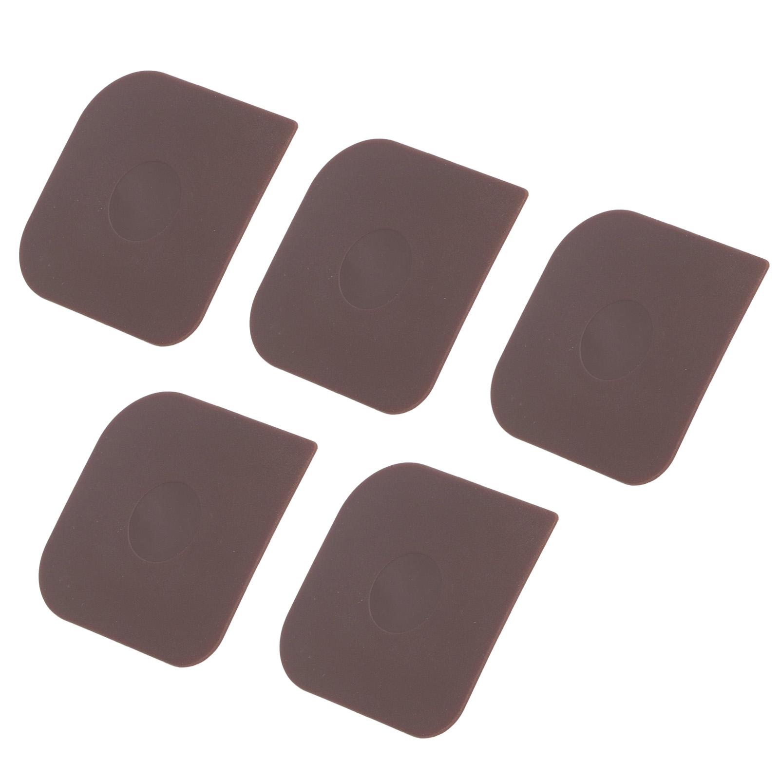 

5 Pack Pan Scrapers Dish Scraper Tool Cast Iron Cleaner Scraper Non Scratch Pot Scraper for Cleaning Grease Dough Making