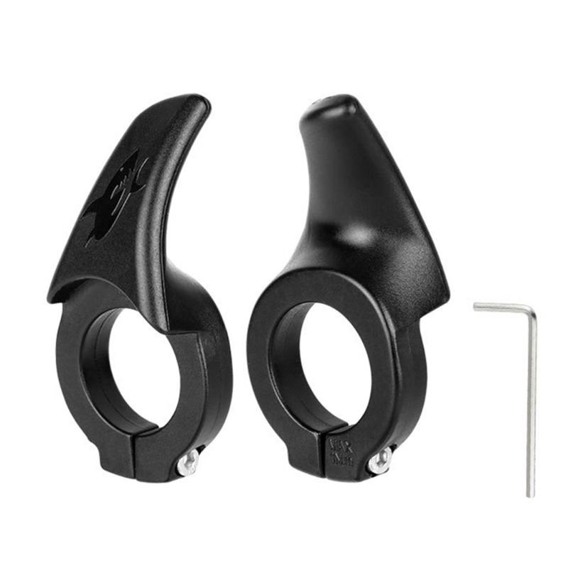 Mountain Bike Deputy Handle Replacement Horn Shape Adjustable Handlebar Thumb Grip Bicycles Extension Handlebar