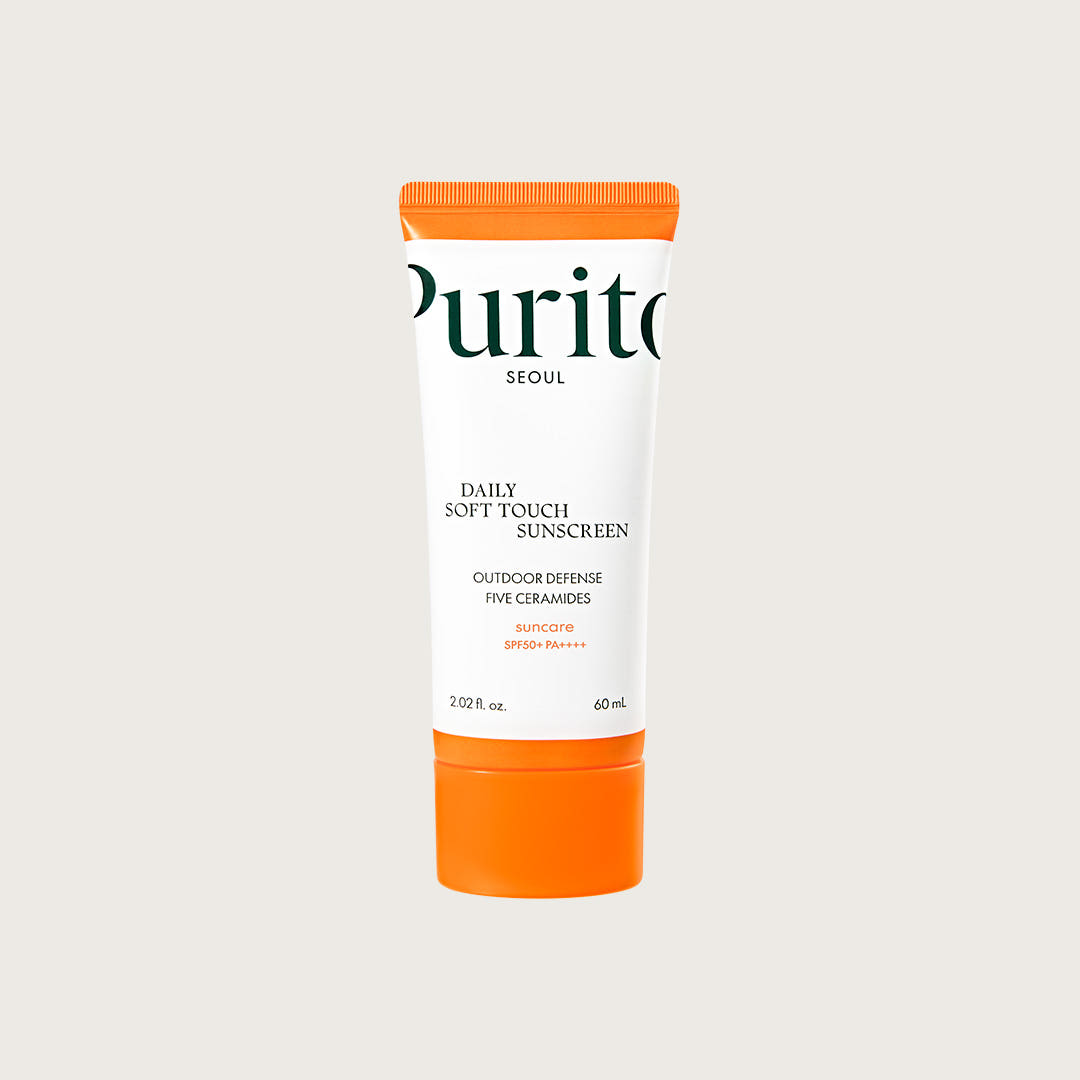 

PURITO Daily Soft Touch Sunscreen SPF50+ PA++++ 60ml – Lightweight Non-Nano Mineral UV Protector for Sensitive Skin