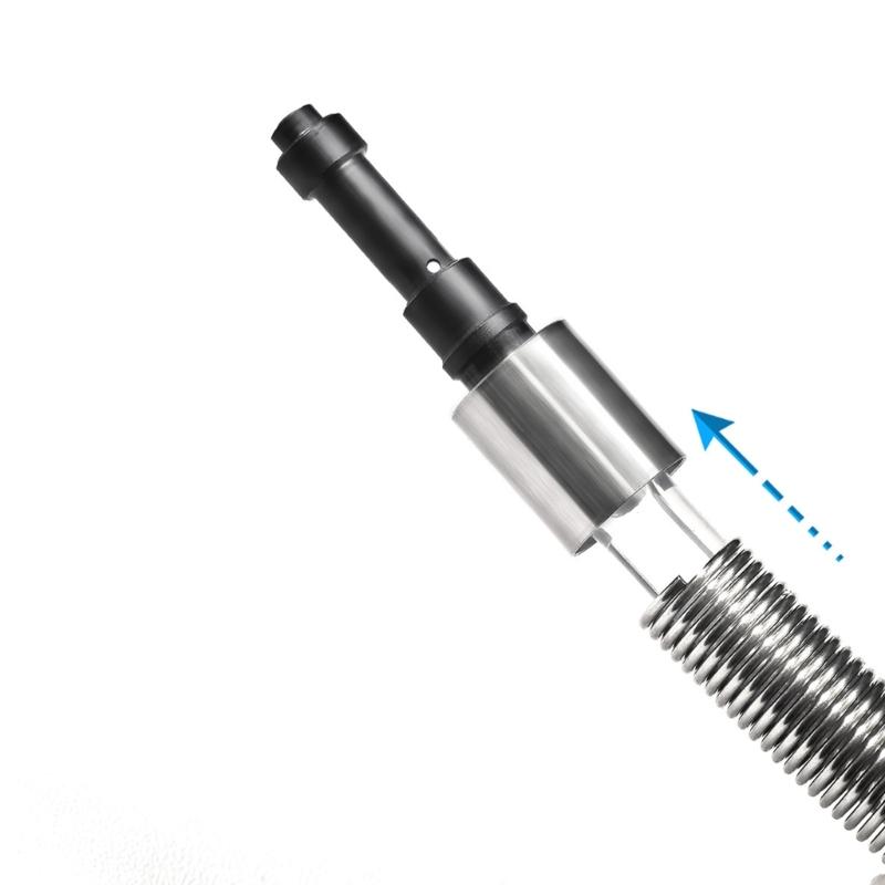 Automatic Coffee Machine Milk Foam Tube Stainless Steel Milk Hose With HP1 Adapter for WE8, ENA 8, 90, E6, D6, E6