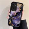 Fashion Marble Phone Case For Samsung Galaxy S24 Ultra S25 Plus S23 S22 S21 S20 S24 FE A55 A54 A15 A35 Soft Soft Silicone Cover