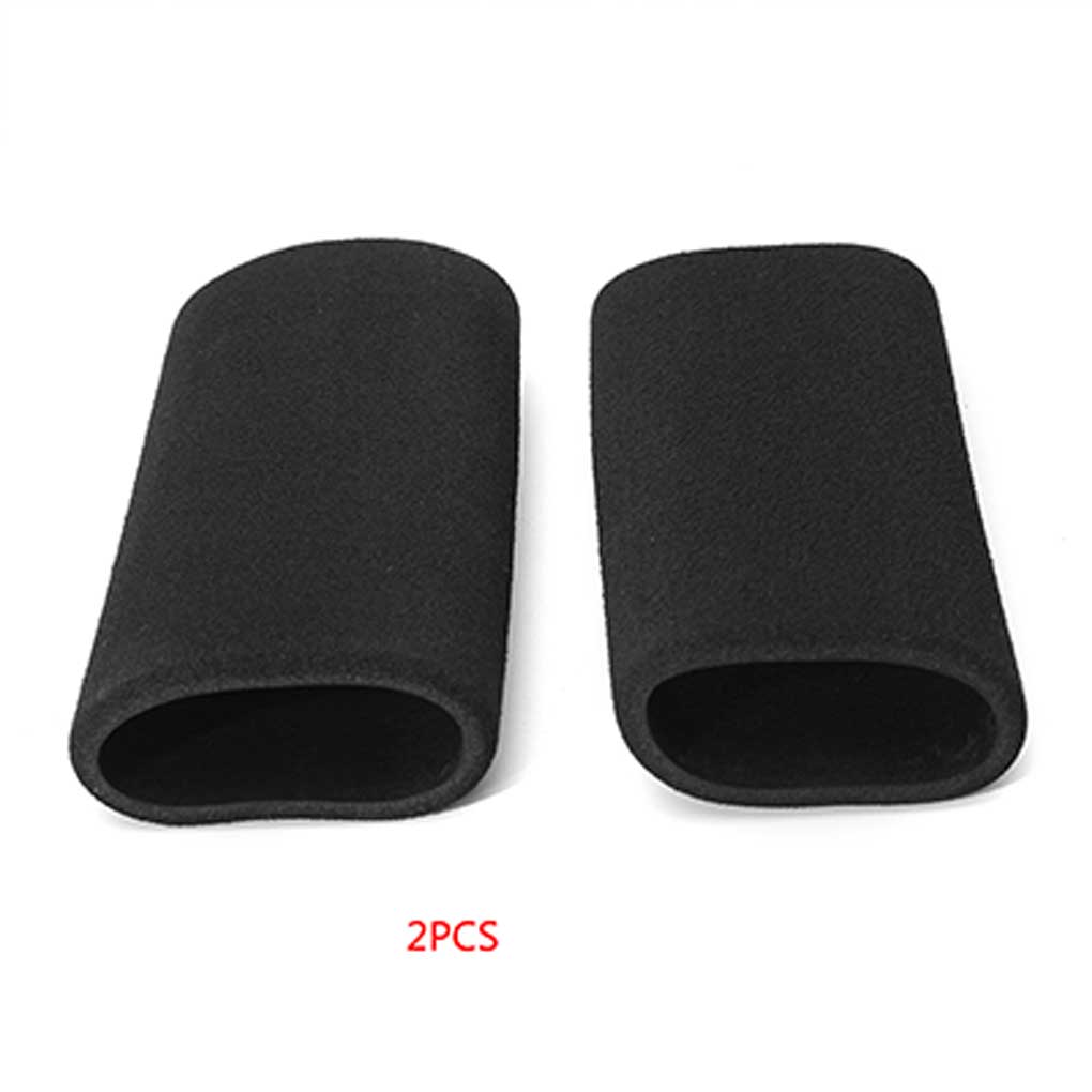 2 Pieces Motorcycle Handlebar Foam Covers Slip-on Non-slip Anti-vibration Sleeve Grips for 3.17-3.68cm Replacing Parts