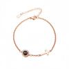 Exquisite Cross Projection Bracelet: Versatile European and American Custom Jewelry