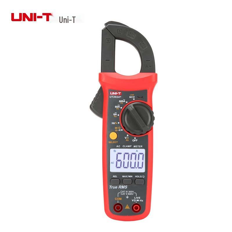 Uni-T Digital Clamp Meter & Multimeter AC/DC Series: UT201+, UT203+, UT200+ High-Precision Ammeter