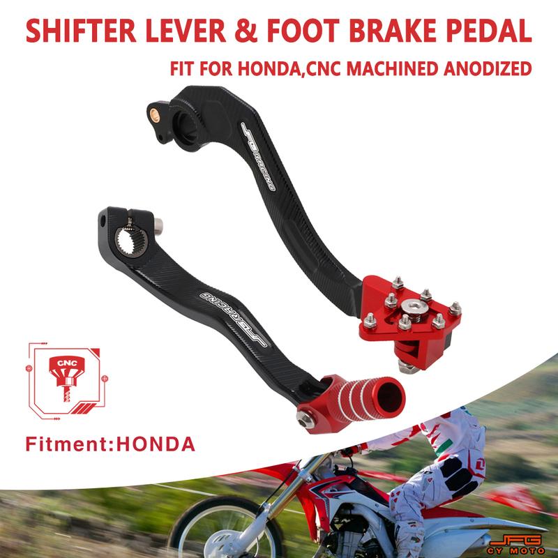 Motocycle CNC Foldbale Gear Shift Lever Shifter Pedal Brake Pedal For HONDA CRF450R CRF250R CRF 450R 250R 250 450 R 450RX 250RX