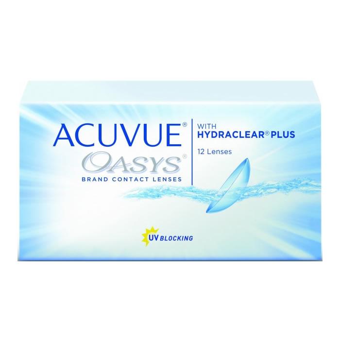 

Acuvue Oasys Hydraclear Contact Lenses 2 Weeks Replacement -4.75 BC/8.4 12 Units