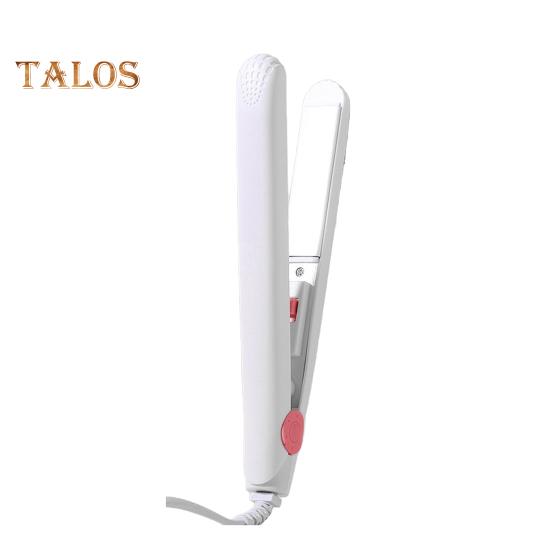 Mini Dual Purpose Curling Iron 2-In-1 Curling Wand Flat Iron Hair Straightener Curler Fast Heating Portable Travel Women Short Long Hair Styling