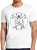 Drums Da Vinci Drums Set Vitruvian Vintage Retro Cool Tee T Shirt M46