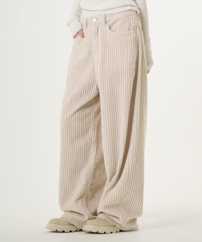 UNKNOWN PLANET Wide Corduroy Pants 2 Colors