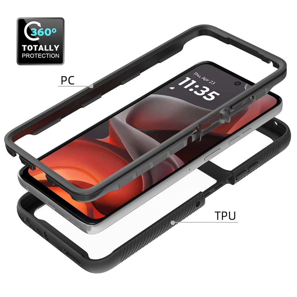 For Motorola Moto G56 5G Case Anti Drop 2 In 1 PC+TPU Phone Cover