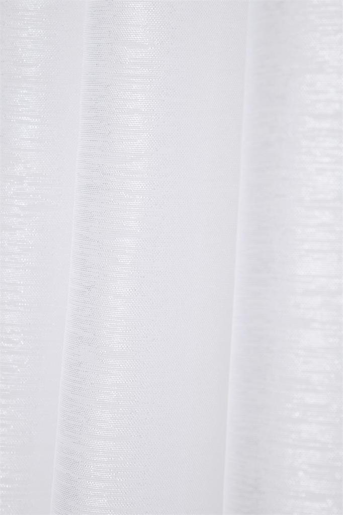 Firana Linwood 140X260 Biała Błyszcząca