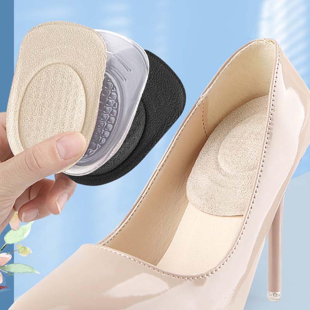 Shockproof Heel Insoles Invisible Half Cushion Heel Cushion Soles Soft Heel Pads  Unisex