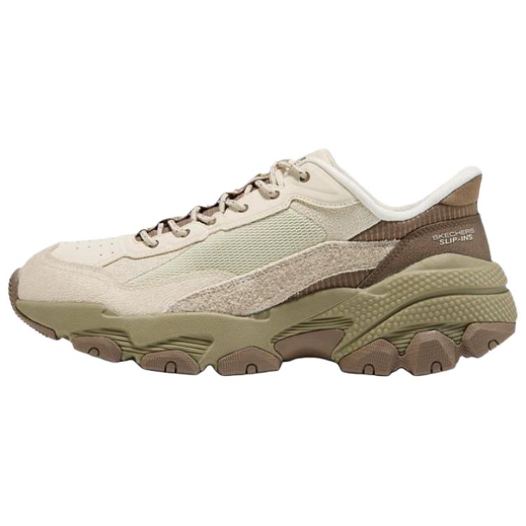 Skechers Уличные Удобные Универсальные Амортизирующие Дышащие Поддерживающие Упругие Низкие Треккинговые Ботинки Мужские треккинговые ботинки Коричневый 237434-NAT 39.5