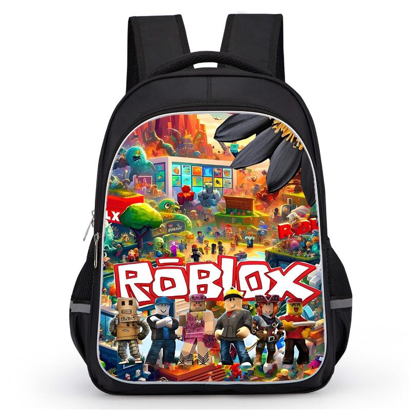 2026 new Roblox comfortable backpack with high-definition printed casual lightweight backpack