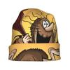 Cartoon Minimalist Knit Hat Designed for Adults Who Enjoy Quiet Style, Complements Neutral Tones And Effortless Outfit Choices