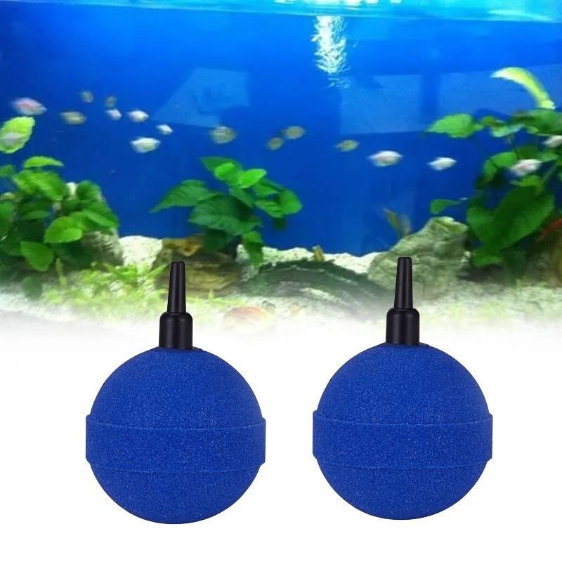 Stone Air Pond Fish Tank Oxygen Pump Head Oxygenation Ceramic Material Blue