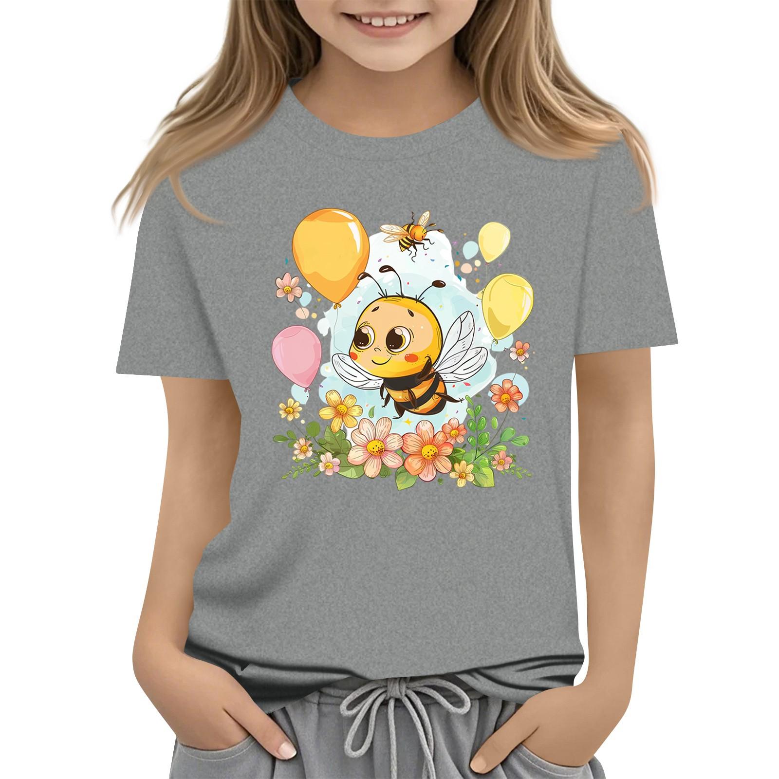 

Детская модная повседневная футболка с круглым вырезом и короткими рукавами 130