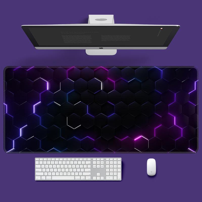 

Очень большой нескользящий игровой коврик для мыши для общежитий - Толстый, прочный дизайн для клавиатур и ноутбуков 1000x500x3mm