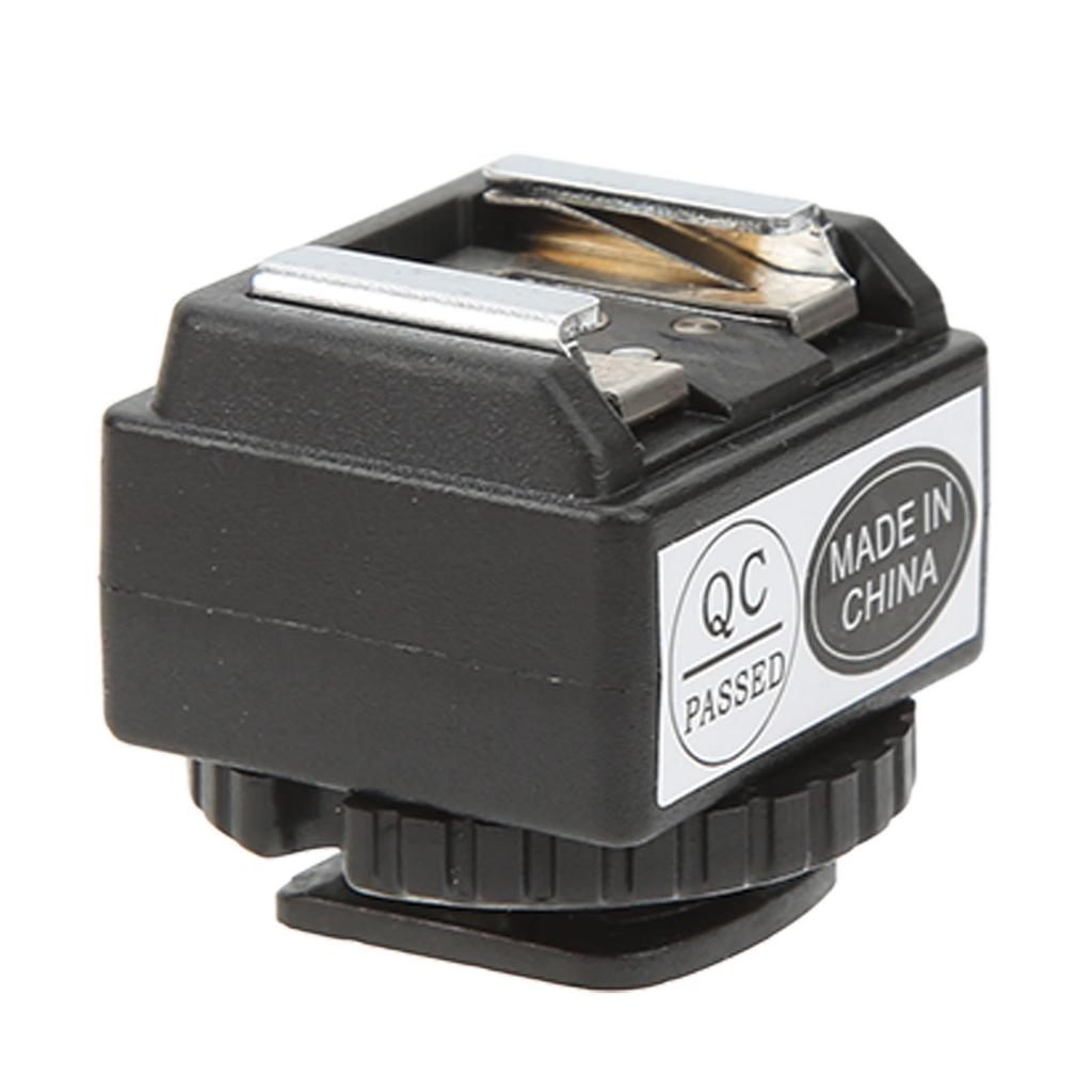 C N2 Flash Hot Shoe Mount Adapter for Nikon Flash To Camera Hot Shoe Converter with PC Sync Port