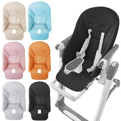 1PC  Baby Stroller Leather Cushion Baby Dining Chair Leather Cover PU Composite Sponge Cushion Baby Cover Chair Seat Case Accessories