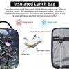 Anime Murder Drones Lunch Bag For Men Lunch Box Casual Work Cooler Bag Portable Oxford Thermal Tote Handbags