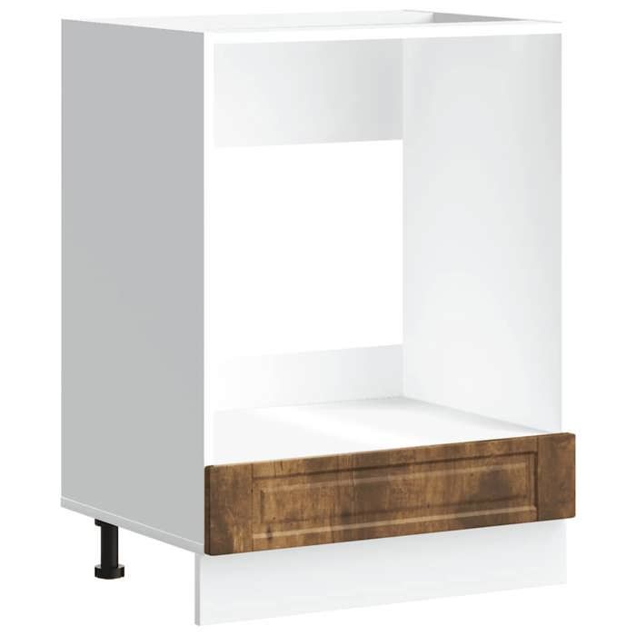 VidaXL Oven Cabinet Porto Smoked Oak Engineered Wood 854002