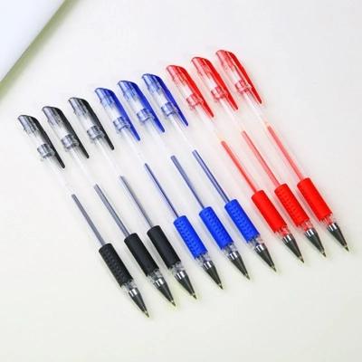 20 PC Smooth Writing Black Blue And Red Ink 0.5mm Pen Student Gel Pen Office Stationery And School Supplies Wholesale