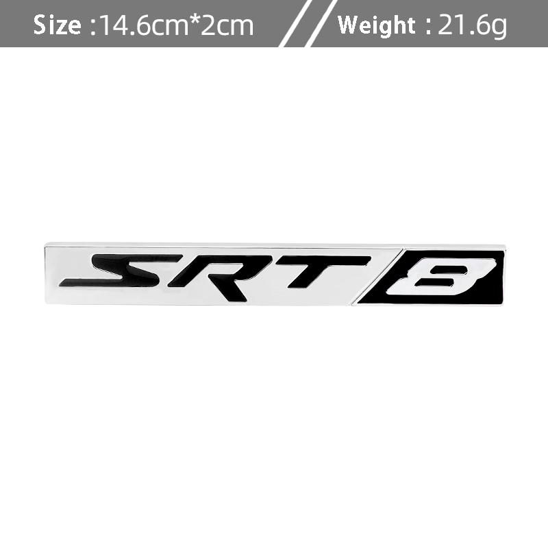 1 ks 3D kovové odznaky emblémy nálepky Sxt6 Sxt8 pro Ram Caliber Journey Sxt8 Sxt6 Srt6 Srt8 Caravan Autodoplňky