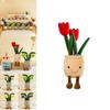 Soft Plush Tulip Flower Succulent Plant Decor Adorable And Durable Home Accessory
