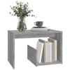 VidaXL Table d'appoint Sonoma gris 59x36x38 cm Bois d'ingénierie 826633
