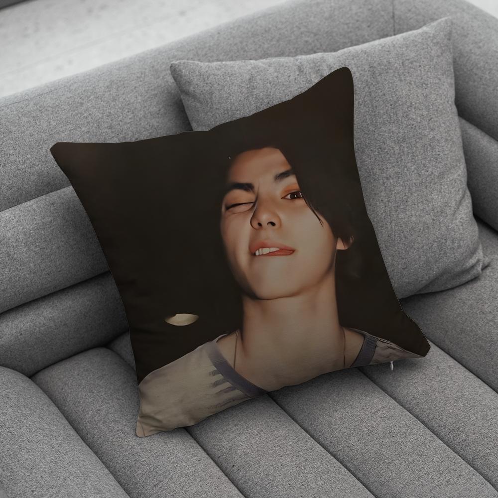 Actor NNijiro Murakami Pillow Case Soft Cushion Cases for Farmhouse Sofa Decor Home Decorations and Protector