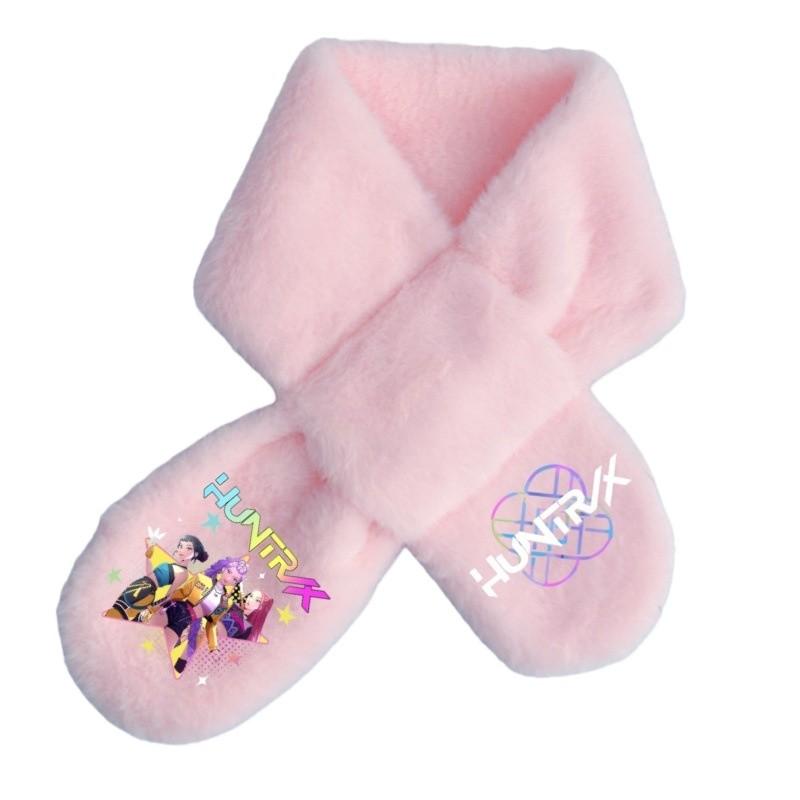 Soft Fashion Rumi Mira Zoey Printing Winter Autumn Warm Scarf Girls Purple Pink Scarves