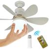 E27 Socket Fan LED Light E27 Base 42cm Modern LED Ceiling Fan Remote Control Chandelier Ceiling Fan 3 Speeds for Bedroom Kitchen