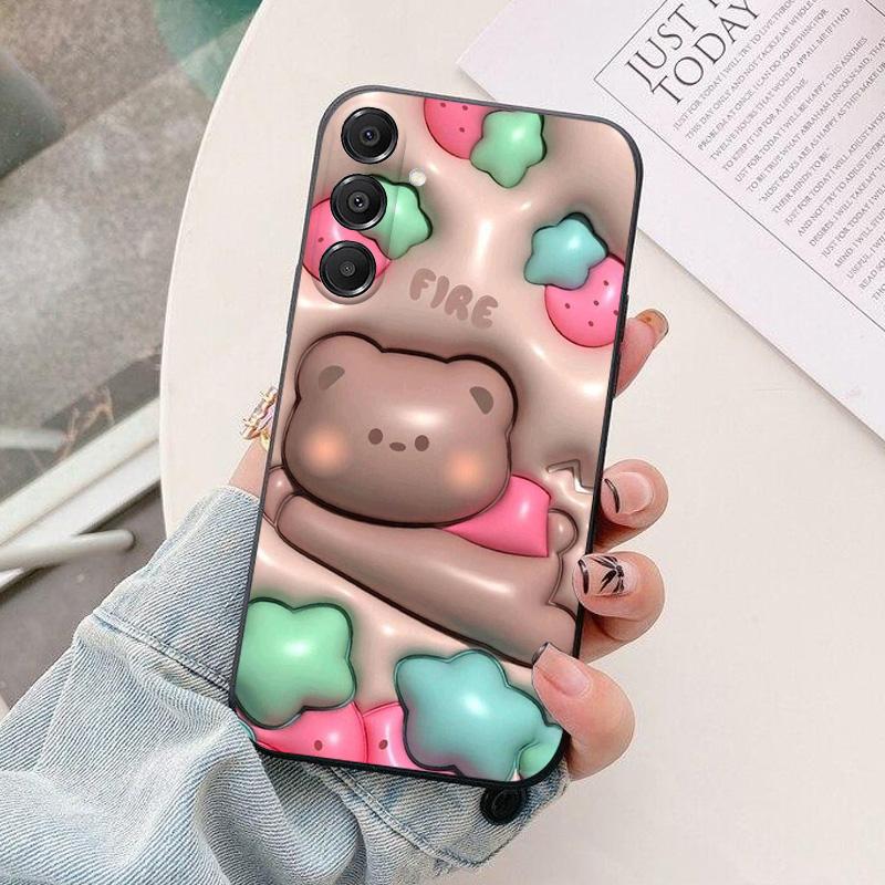 For Samsung Galaxy A16 Phone Case astronaut Silicone Camera Protection Back Cover For Samsung A56 A36 A26 A16 4G 5G Funda Coque